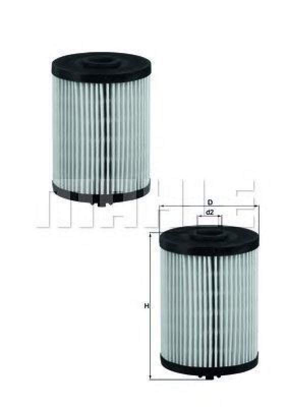 KX 200D/S KNECHT 70317016 - Fuel filter VW