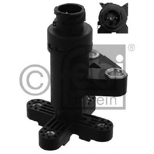 FEBI BILSTEIN 45509 - Sensor, pneumatic suspension level Front Axle left and right Rear Axle left and right MAN, NEOPLAN, SCANIA