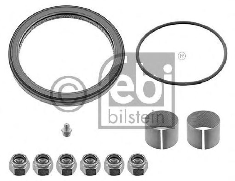 FEBI BILSTEIN 45621 - Repait Kit, spring bearing frame Rear Axle left and right SCANIA