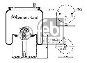 FEBI BILSTEIN 45659 - Boot, air suspension