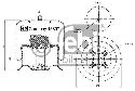 FEBI BILSTEIN 45897 - Boot, air suspension Trailing Axle | Leading Axle MERCEDES-BENZ