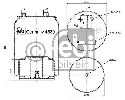 FEBI BILSTEIN 46391 - Boot, air suspension DAF