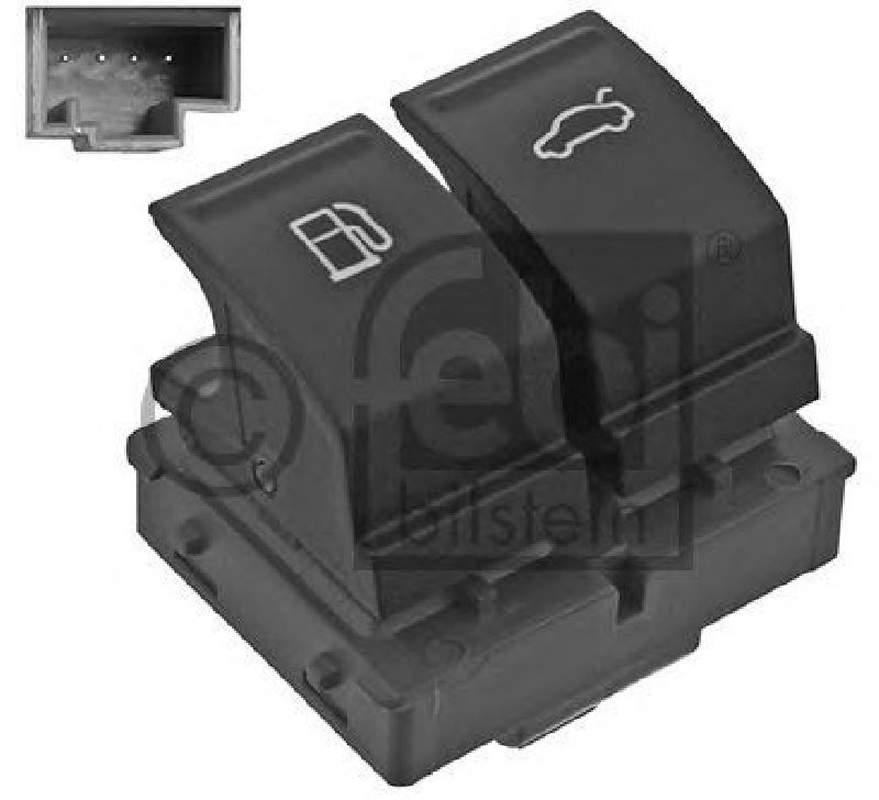 FEBI BILSTEIN 46754 - Switch, tank cap unlock VW