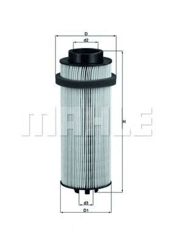 KX 261D KNECHT 70382518 - Fuel filter DAF, BOVA, SOLARIS, GINAF, VAN HOOL