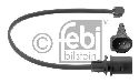 FEBI BILSTEIN 47368 - Warning Contact, brake pad wear Front Axle left and right PORSCHE