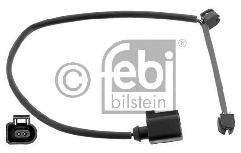 FEBI BILSTEIN 47369 - Warning Contact, brake pad wear Front Axle left and right PORSCHE