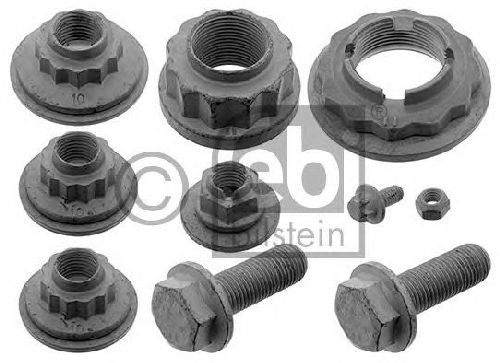 FEBI BILSTEIN 47930 - Mounting Kit, control lever Front Axle left and right MERCEDES-BENZ