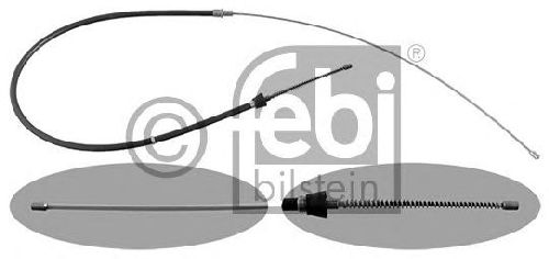 FEBI BILSTEIN 48301 - Cable, parking brake Left Rear | Right Rear VW, SEAT, SKODA