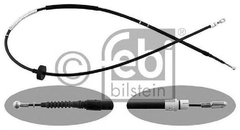 FEBI BILSTEIN 48304 - Cable, parking brake Left Rear SEAT