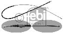 FEBI BILSTEIN 48308 - Cable, parking brake Left Rear | Right Rear SKODA
