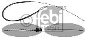 FEBI BILSTEIN 48331 - Cable, parking brake Left Rear | Right Rear SKODA