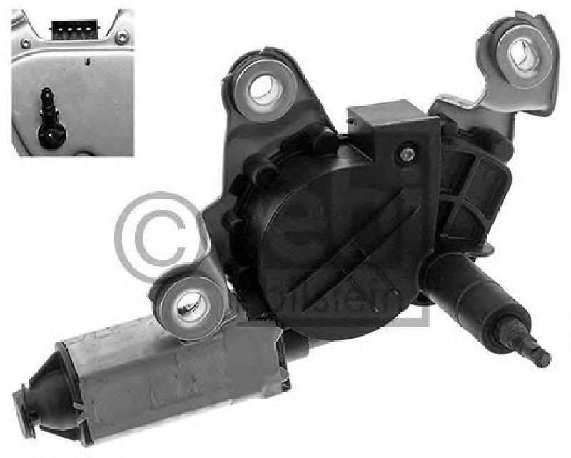 FEBI BILSTEIN 48673 - Wiper Motor Rear SKODA