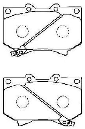 AISIN A1N013 - Brake Pad Set, disc brake