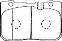AISIN A1N025 - Brake Pad Set, disc brake