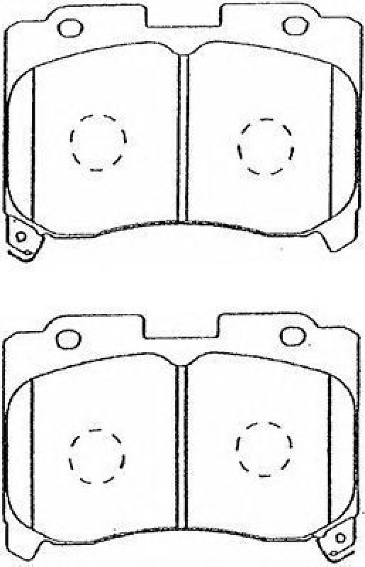 AISIN A1N028 - Brake Pad Set, disc brake