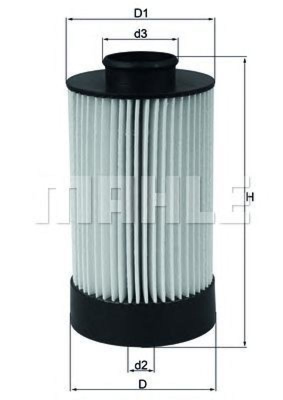 KX 340D KNECHT 70566549 - Fuel filter IVECO