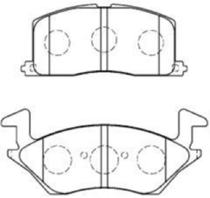 AISIN A1N043 - Brake Pad Set, disc brake