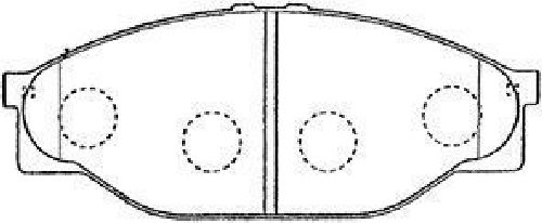 AISIN A1N049 - Brake Pad Set, disc brake
