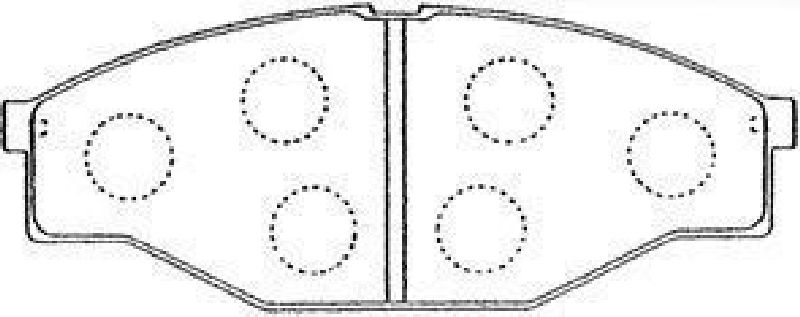 AISIN A1N063 - Brake Pad Set, disc brake