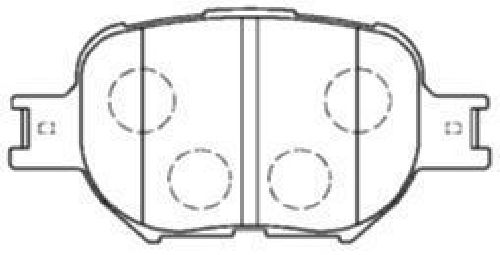 AISIN A1N065 - Brake Pad Set, disc brake