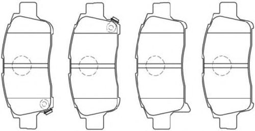 AISIN A1N068 - Brake Pad Set, disc brake