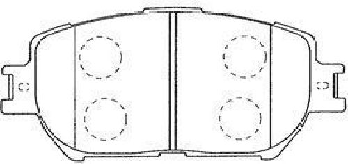 AISIN A1N073 - Brake Pad Set, disc brake
