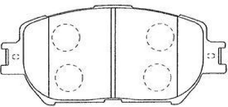 AISIN A1N073 - Brake Pad Set, disc brake