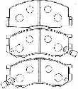 AISIN A1N078 - Brake Pad Set, disc brake