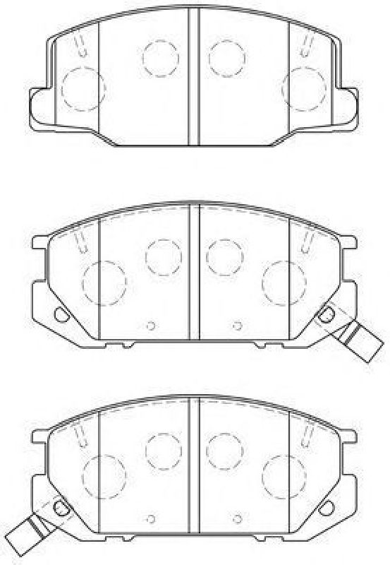 AISIN A1N092 - Brake Pad Set, disc brake