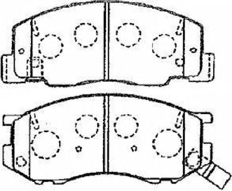 AISIN A1N096 - Brake Pad Set, disc brake
