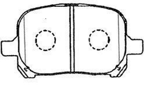 AISIN A1N097 - Brake Pad Set, disc brake