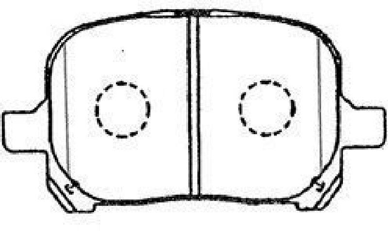 AISIN A1N097 - Brake Pad Set, disc brake