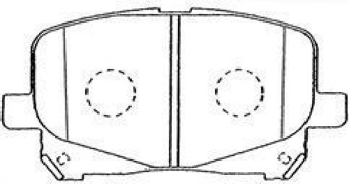 AISIN A1N101 - Brake Pad Set, disc brake