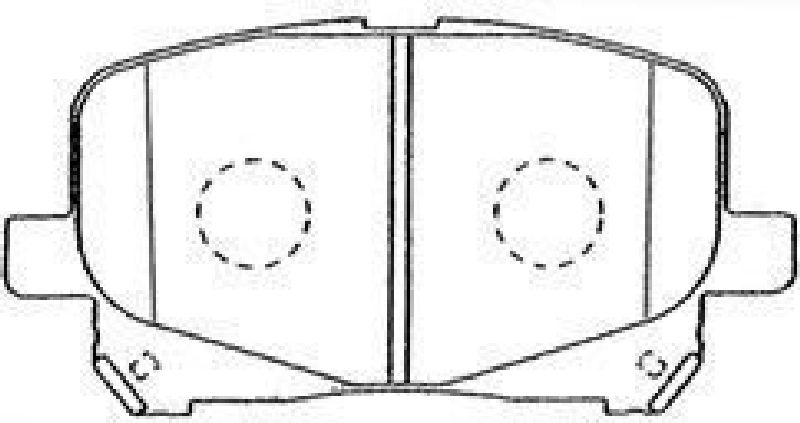 AISIN A1N101 - Brake Pad Set, disc brake