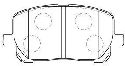 AISIN A1N105 - Brake Pad Set, disc brake