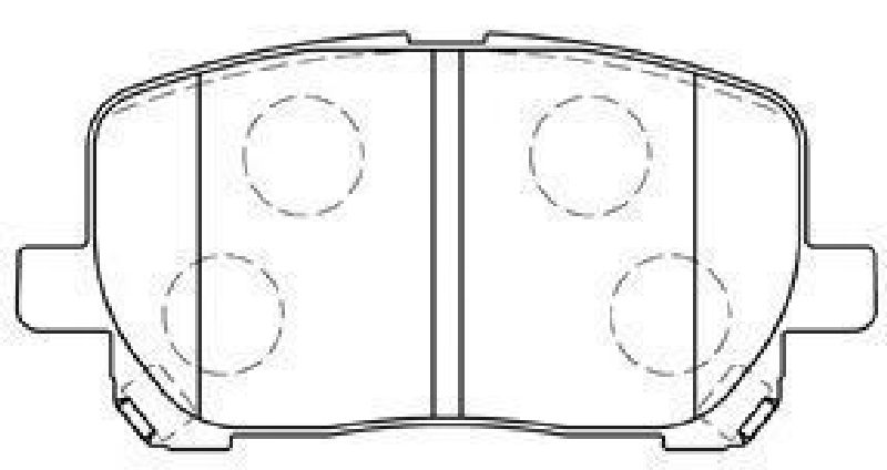 AISIN A1N105 - Brake Pad Set, disc brake