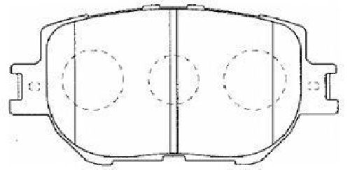 AISIN A1N140 - Brake Pad Set, disc brake