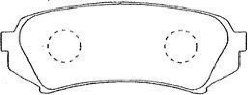 AISIN A2N004 - Brake Pad Set, disc brake