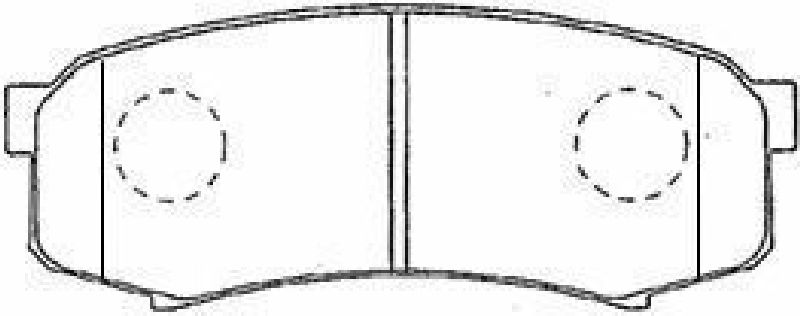 AISIN A2N022 - Brake Pad Set, disc brake