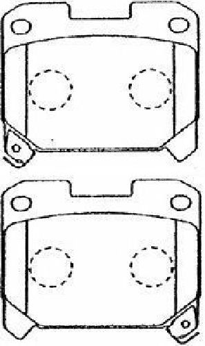 AISIN A2N027 - Brake Pad Set, disc brake