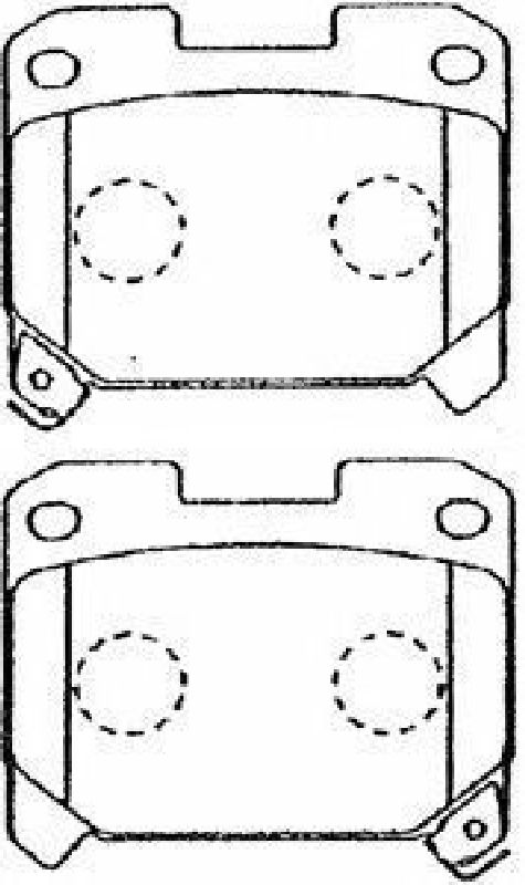 AISIN A2N027 - Brake Pad Set, disc brake