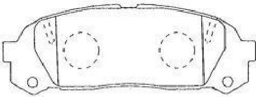 AISIN A2N030 - Brake Pad Set, disc brake