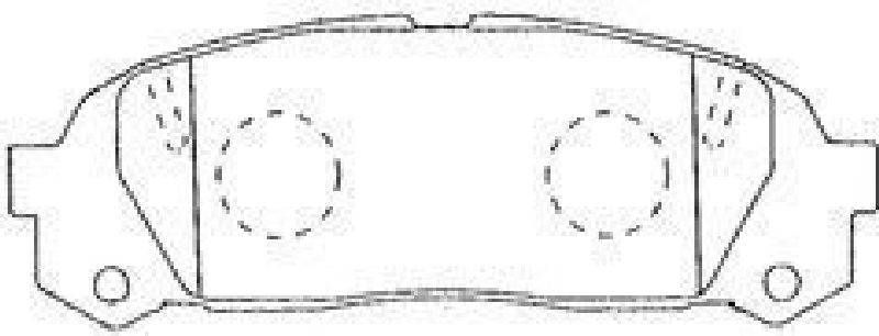 AISIN A2N030 - Brake Pad Set, disc brake