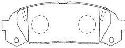 AISIN A2N030 - Brake Pad Set, disc brake