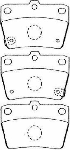 AISIN A2N031 - Brake Pad Set, disc brake