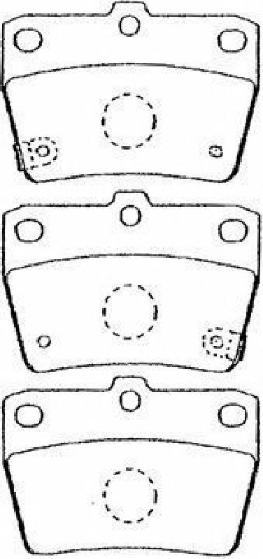 AISIN A2N031 - Brake Pad Set, disc brake