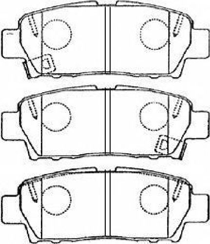 AISIN A2N057 - Brake Pad Set, disc brake