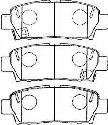 AISIN A2N057 - Brake Pad Set, disc brake