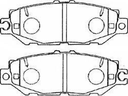 AISIN A2N058 - Brake Pad Set, disc brake