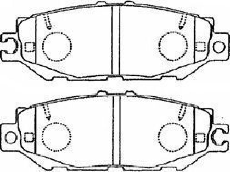 AISIN A2N058 - Brake Pad Set, disc brake